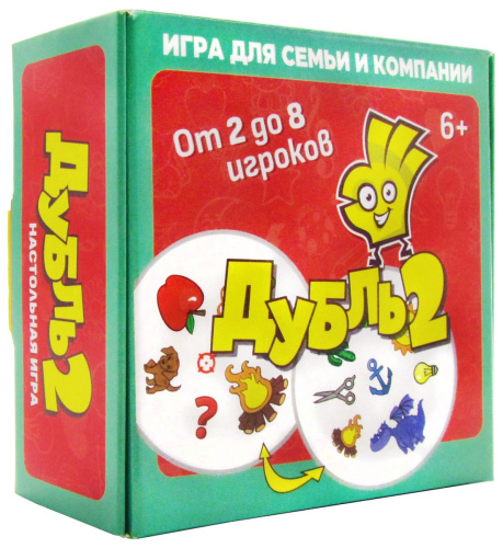 Настольная игра: Дубль 2 (красный)